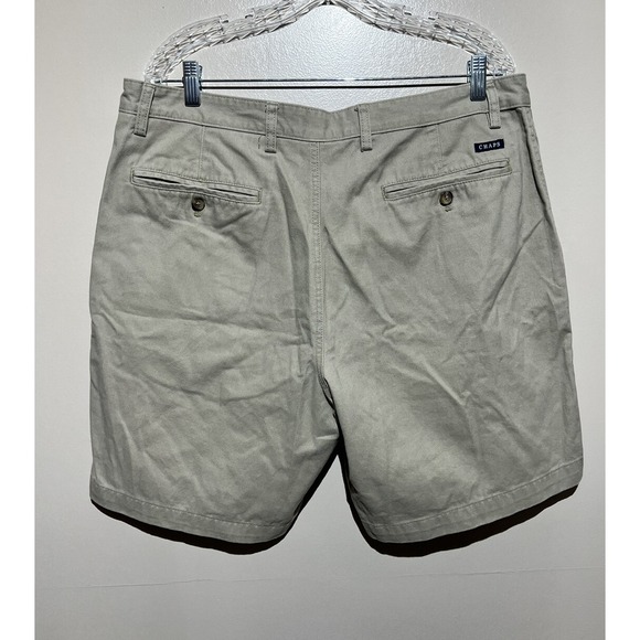 Chaps Mens 100%‎ Cotton Khaki Shorts, Tan Size 38 - Picture 2 of 4